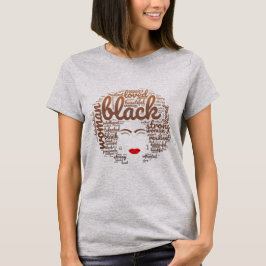 Camiseta Melanated Strong Woman, Black History