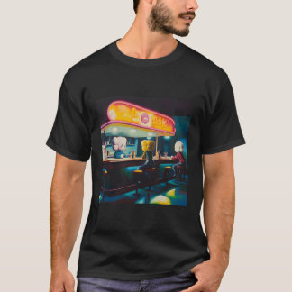 Camiseta Melancholy Diner tarde da noite