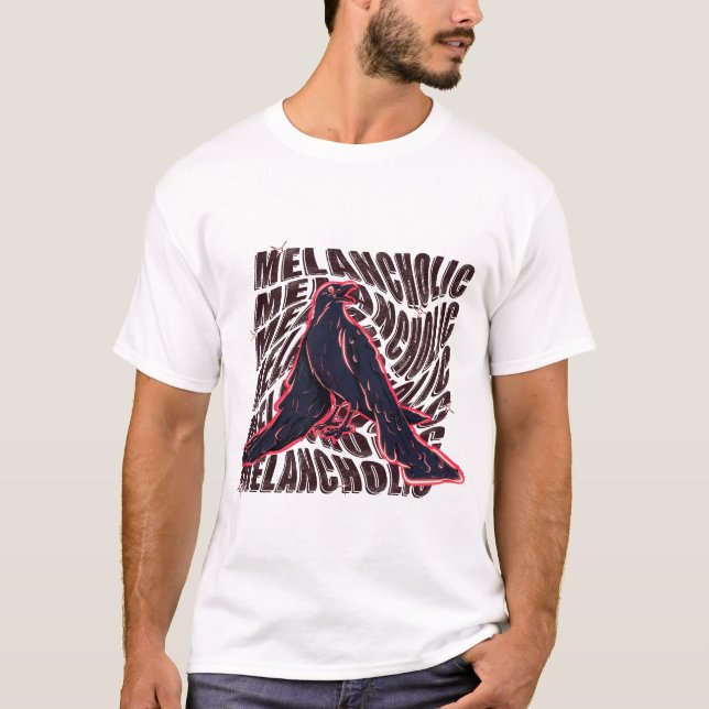 Camiseta Melancholy x Raven (Frente)