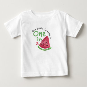 Camiseta Melancia 1 num primeiro aniversario de Melão
