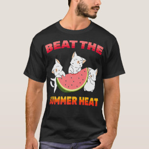 Camiseta Melancia - Beat The Summer Heat - Cat - Kitten -