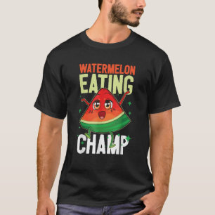 Camiseta Melancia Comendo Champ Melon Fruta Tropical