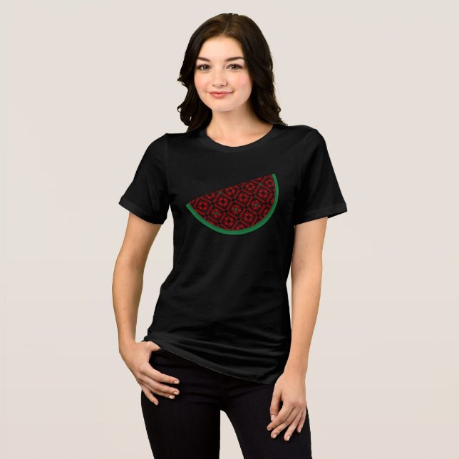 Camiseta Melancia da Palestina (Frente Completa)