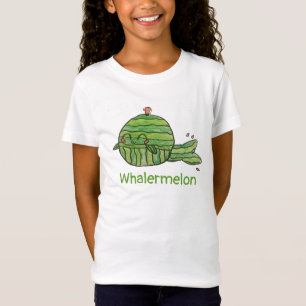 Camiseta Melancia de baleia (raparigas)