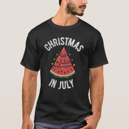 Camiseta Melancia de Natal em Julho