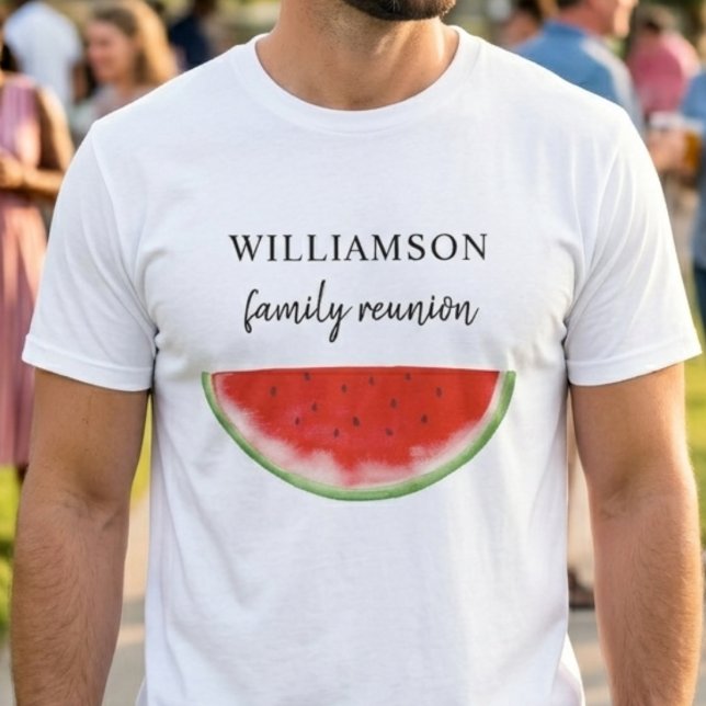 Camiseta Melancia de Reunião de Família (Criador carregado)