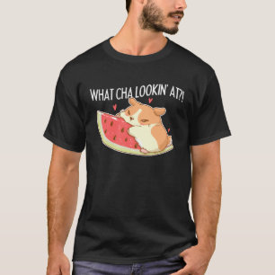 Camiseta Melancia Hamster Melon Comida Rodent Pet Animal