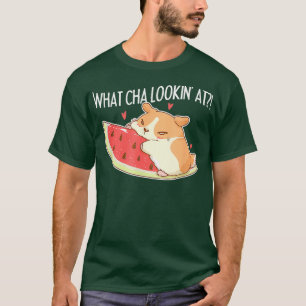 Camiseta Melancia Hamster Melon Comida Rodent Pet Animal
