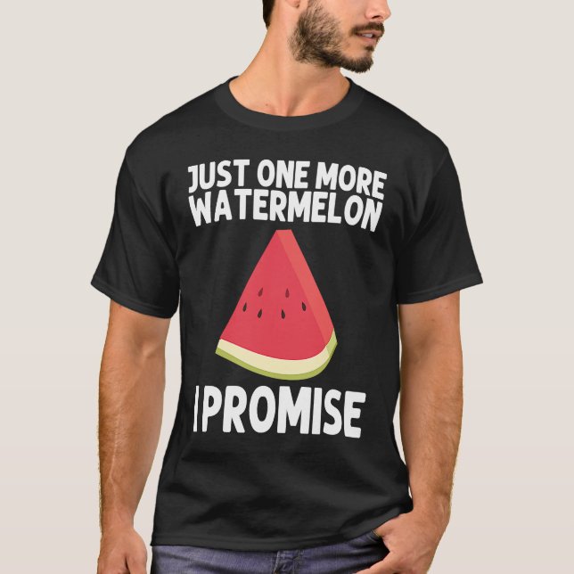 Camiseta Melancia legal Para Homens, Fruta De Melão Vermelh (Frente)