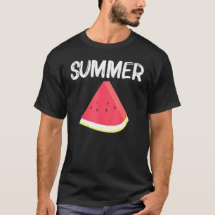 Camiseta Melancia legal Para Homens, Fruta Vermelha De Melã