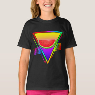 Camiseta Melancia Neon Retro