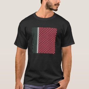 Camiseta Melancia palestiniana Hatta Keffiyeh Kufiya Folk