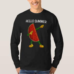 Camiseta Melancia Para Homens Mulheres Melão Fruta Planta