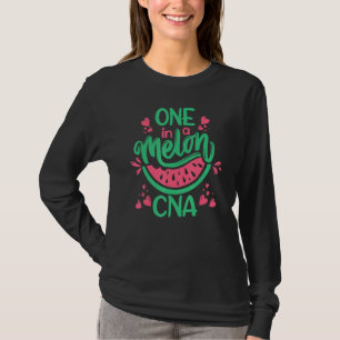 Camiseta Melancia Um Em Uma Enfermeira Certificada Da CNA D