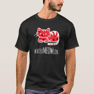 Camiseta Melancias I Watermeowlon I Gatinho Gato Jardim Nat