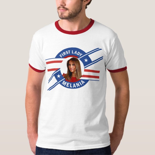 Camiseta Melania para a primeira senhora (Frente)