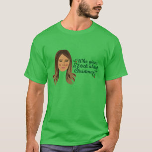 Camiseta Melania Trump que dá um F*ck sobre o Natal