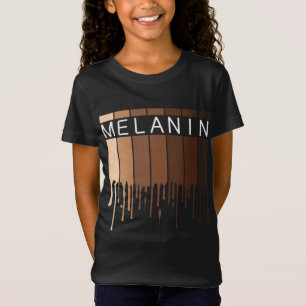 Camiseta Melanin African American Black Drippin Melanin