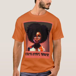 Camiseta Melanin Afro Black Girl Magic Afrocentric Black Pr
