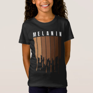 Camiseta Melanin Black orgulho BLM Black History Month Quee