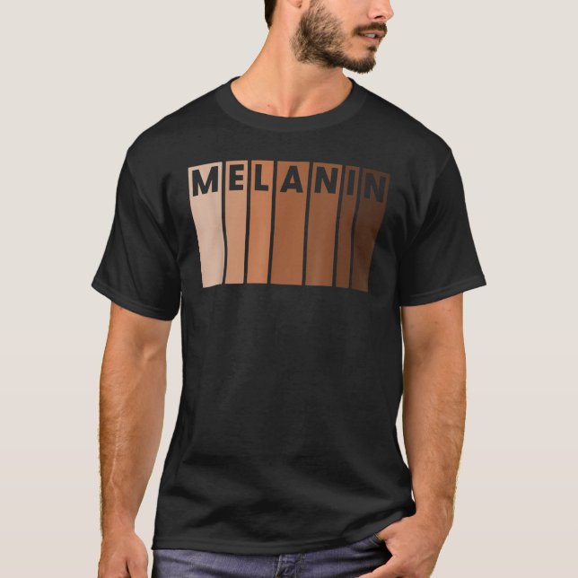 Camiseta Melanin Black Pride Afro Queen King Gifts African  (Frente)