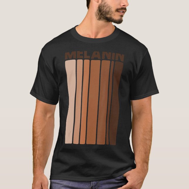 Camiseta Melanin Black Pride Afro Queen King Presente Afric (Frente)