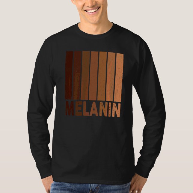 Camiseta Melanin Black Pride Blm Black History Mês Rainha (Frente)