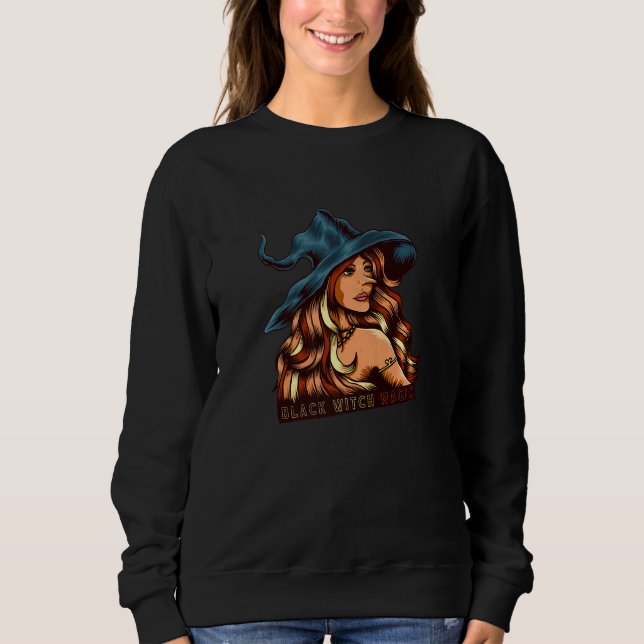 Camiseta Melanin Black Witch Magic African American Black H (Frente)