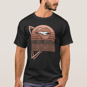 Camiseta Melanin Brown SkyLábios História Negra Açúcar Cast