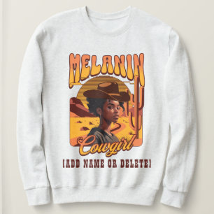 Camiseta MELANIN COWGIRL Black Girl Western Cowboy