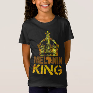 Camiseta Melanin King for Men African Black History Month