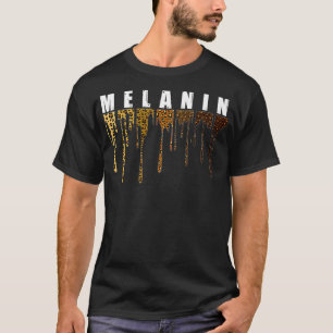 Camiseta Melanin Leopardo Mulheres Xadrezes Homens História