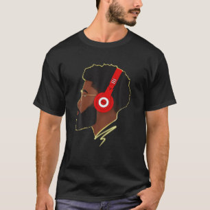 Camiseta Melanin Men African American Strong Black Natural