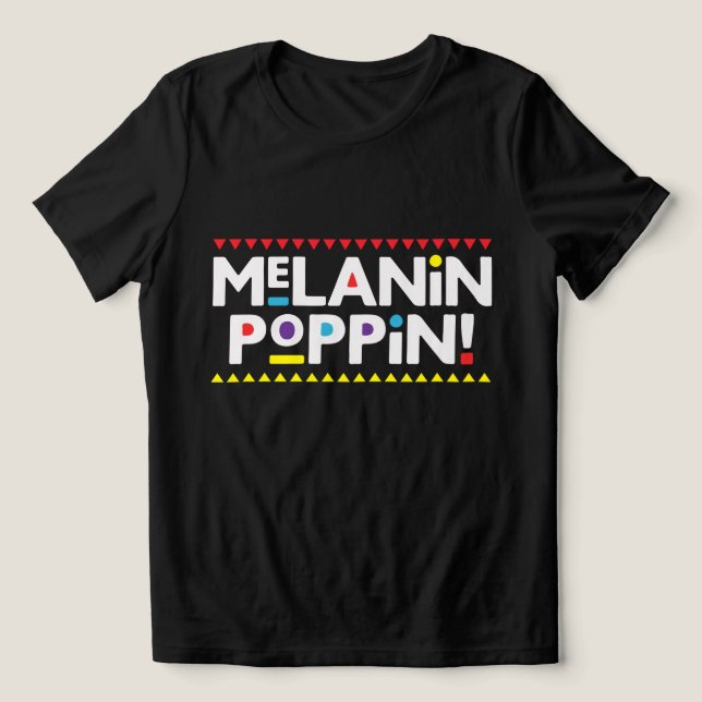 Camiseta Melanin Poppin (Design frontal)