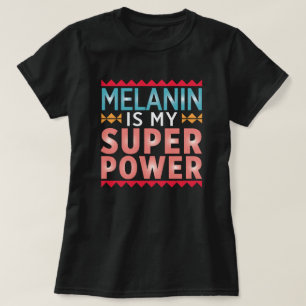 Camiseta Melanin Poppin Design