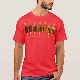 Camiseta Melanin Popsicles Brown Skin Celebration