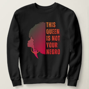Camiseta Melanin Queen NOT YOUR NEGRO Afro