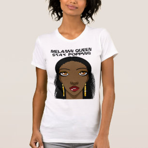 Camiseta Melanin Queen Trendy Top