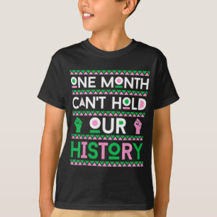 Camiseta Melanina Afro-Americana Orgulhosa Da História Negr