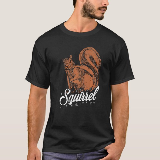 Camiseta Melanina Esquilo Mês da História Negra BLM Animais (Frente)