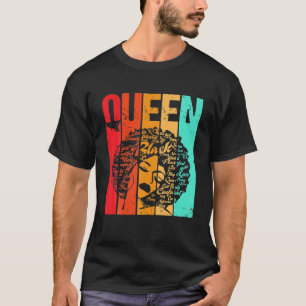 Camiseta Melanina Para Forte Rainha Negra Educada