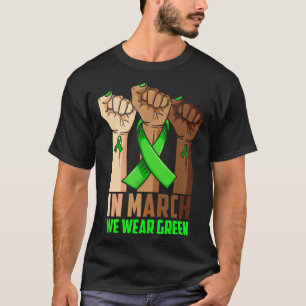 Camiseta Melanina Preta Nós Usamos Verde Paralisia Cerebral