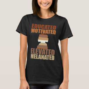 Camiseta Melanina Quee Elevada Melanina Elevada E Motivada