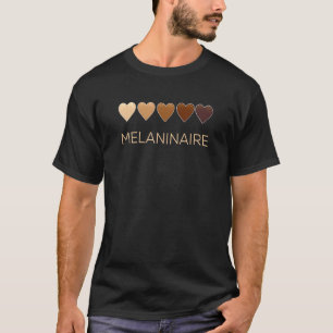 Camiseta Melaninaire Black Pride Melanin Para Mulheres