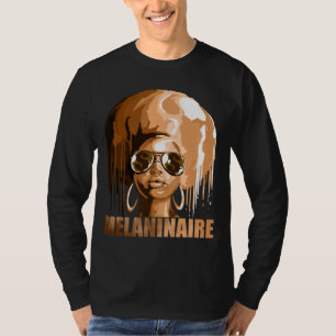 Camiseta Melaninaire Mulheres Melanin Poppin Black History