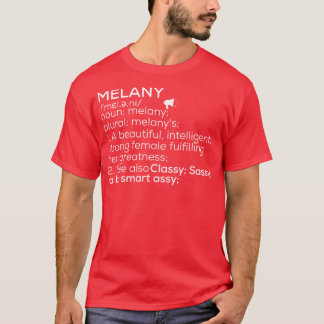 Camiseta Melany Nome Melany Definição Melany Nome feminino 