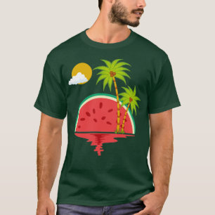 Camiseta Melão Exótico, Colônia, Verão, Palmeiras, Fruta