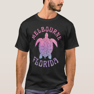 Camiseta Melbourne Beach Florida Sea Turtle Ocean Girls