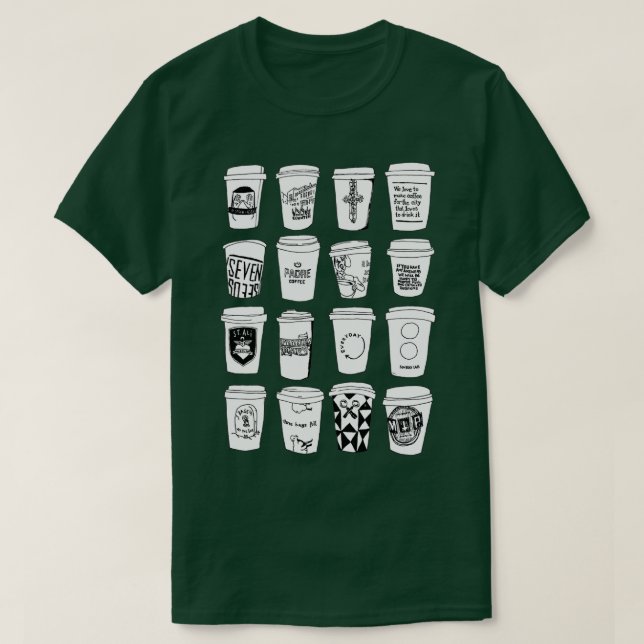 Camiseta Melbourne Coffee (Frente do Design)