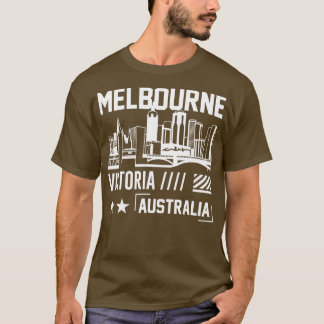 Camiseta Melbourne Victoria Austrália Famosa Cit Australian